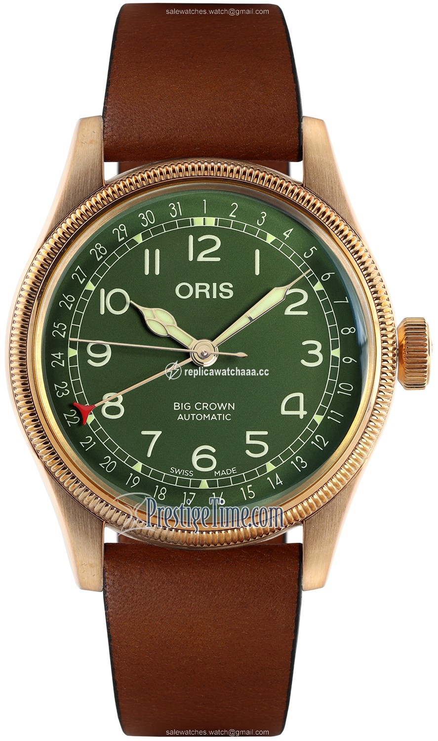 01 754 7741 3167-07 5 20 58BR 80th Anniversary Edition Oris Big Crown Pointer Date 40mm Mens Watch 01 754 7741 3167-07 5 20 58BR 80th Anniversary Edition Oris Big Crown Pointer Date 40mm Mens Watch